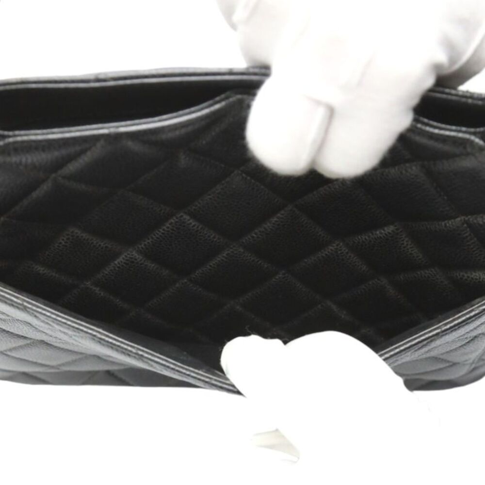 Chanel Shopping Black Leather Tote Bag (Pre-Owned) - Picture 16 of 16